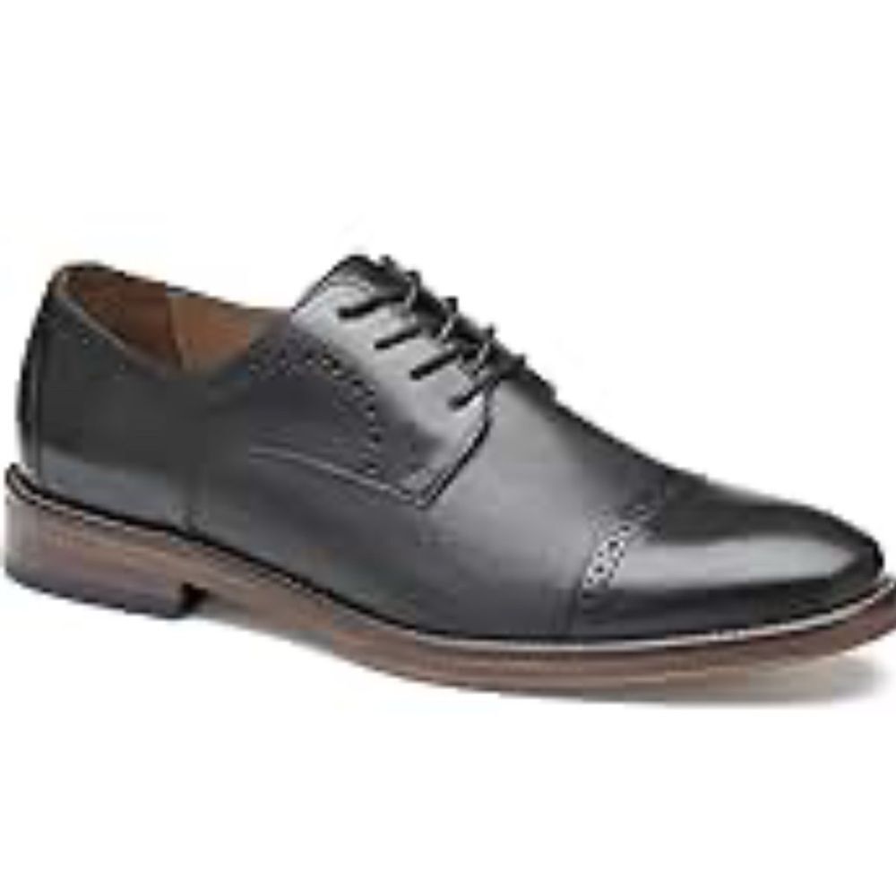 Johnston & Murphy Conard‎ Black Cap Toe Oxford 13M B64